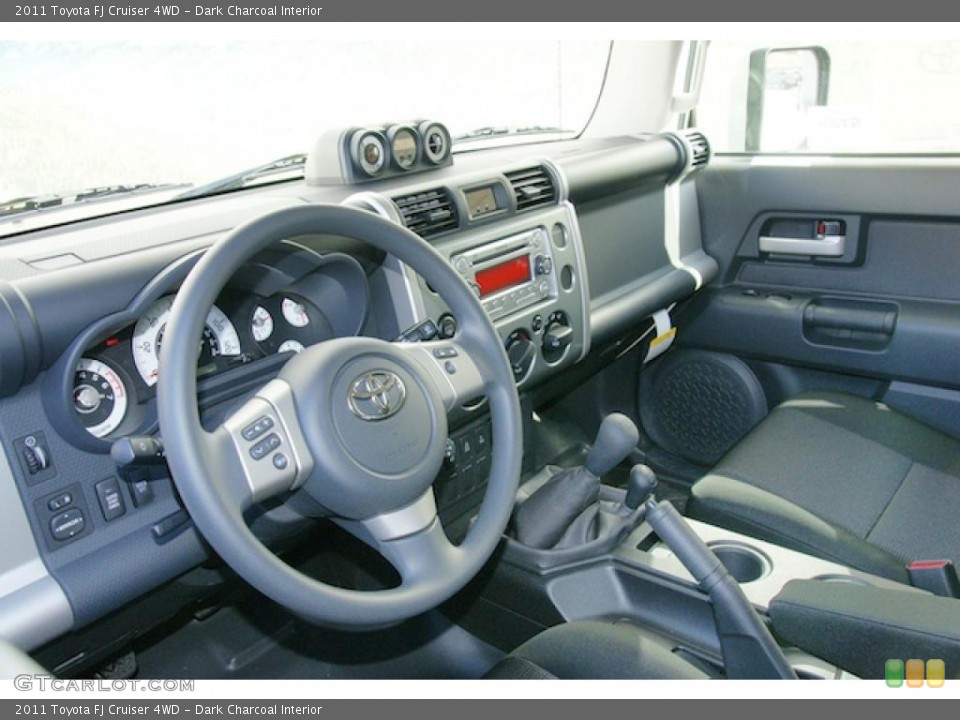 Dark Charcoal Interior Prime Interior for the 2011 Toyota FJ Cruiser 4WD #45743730