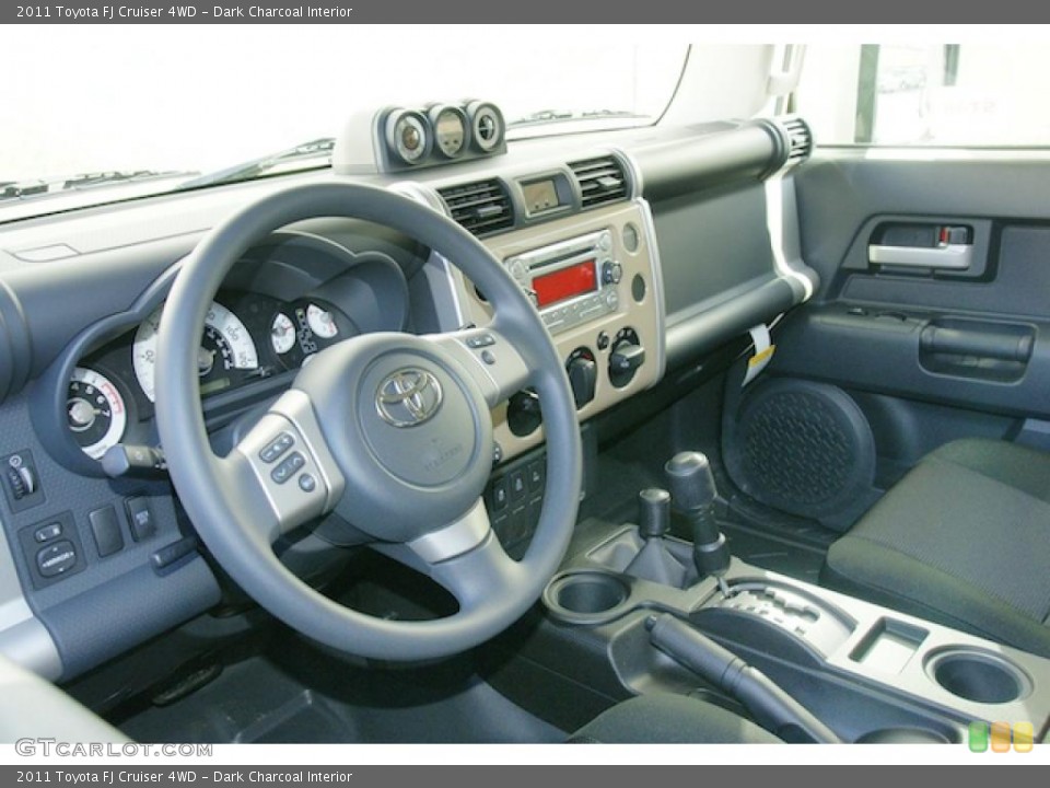 Dark Charcoal Interior Prime Interior for the 2011 Toyota FJ Cruiser 4WD #45743910