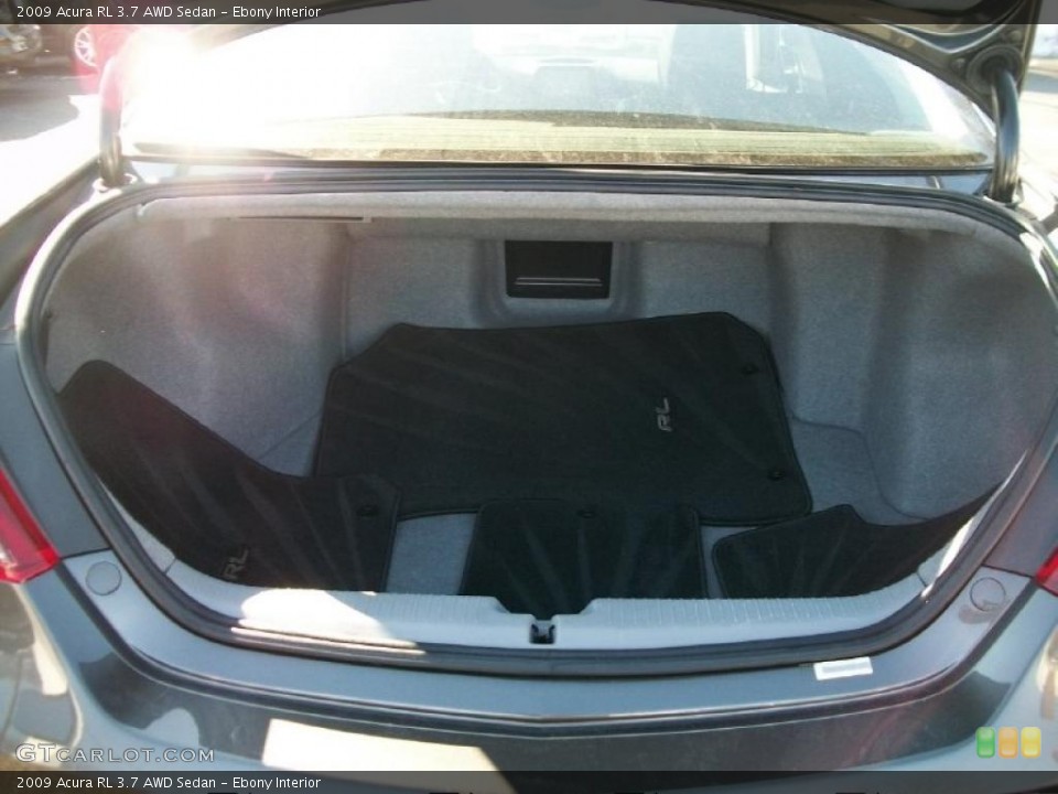 Ebony Interior Trunk for the 2009 Acura RL 3.7 AWD Sedan #45744078