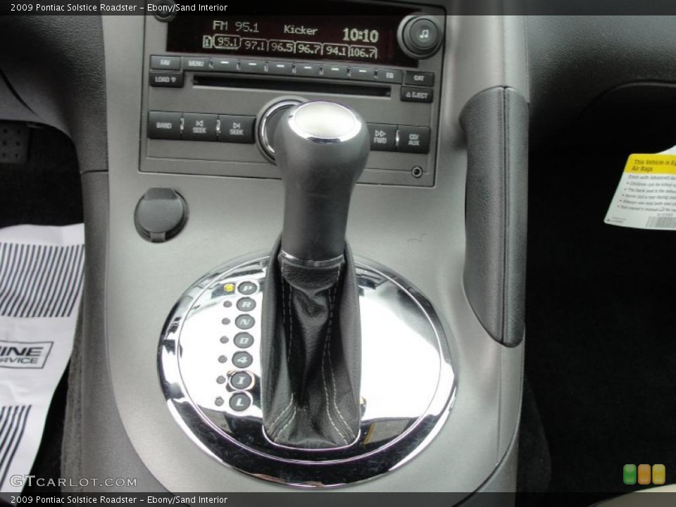 Ebony/Sand Interior Transmission for the 2009 Pontiac Solstice Roadster #45745822