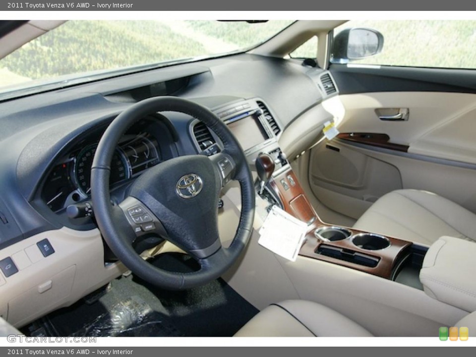 Ivory Interior Photo for the 2011 Toyota Venza V6 AWD #45747198