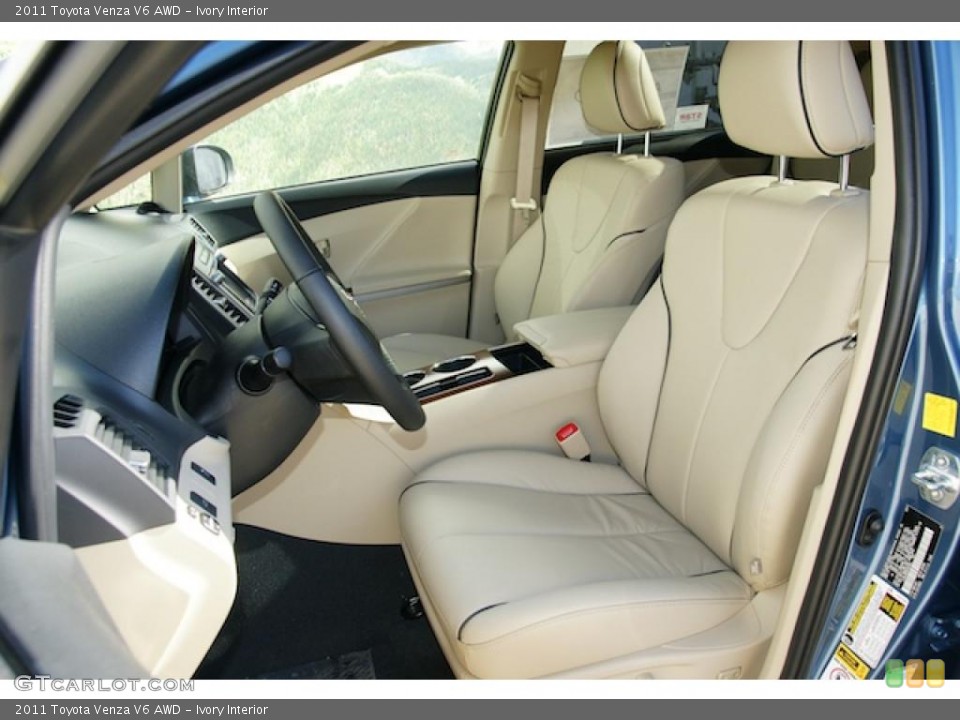 Ivory Interior Photo for the 2011 Toyota Venza V6 AWD #45747214