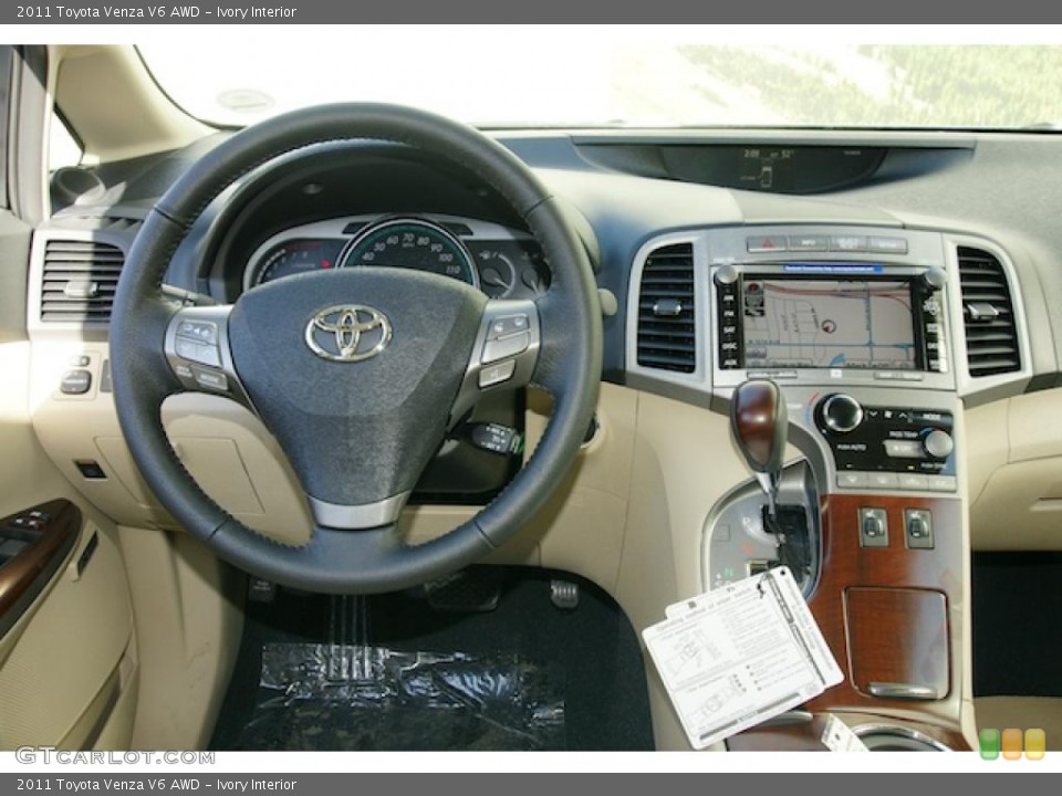 Ivory Interior Photo for the 2011 Toyota Venza V6 AWD #45747431