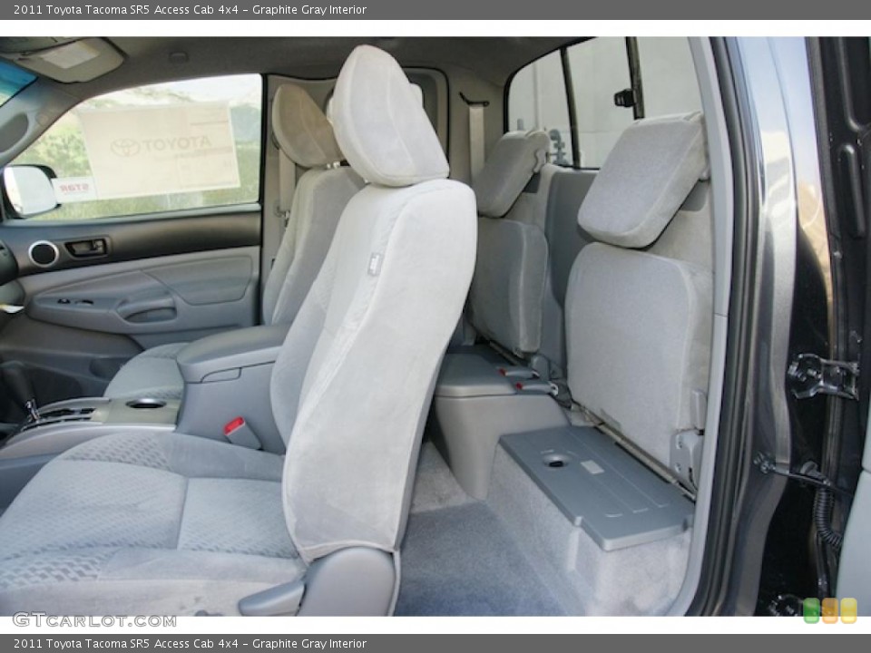 Graphite Gray Interior Photo for the 2011 Toyota Tacoma SR5 Access Cab 4x4 #45748126