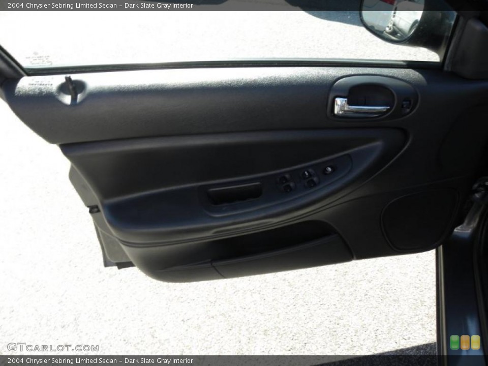 Dark Slate Gray Interior Door Panel for the 2004 Chrysler Sebring Limited Sedan #45750502