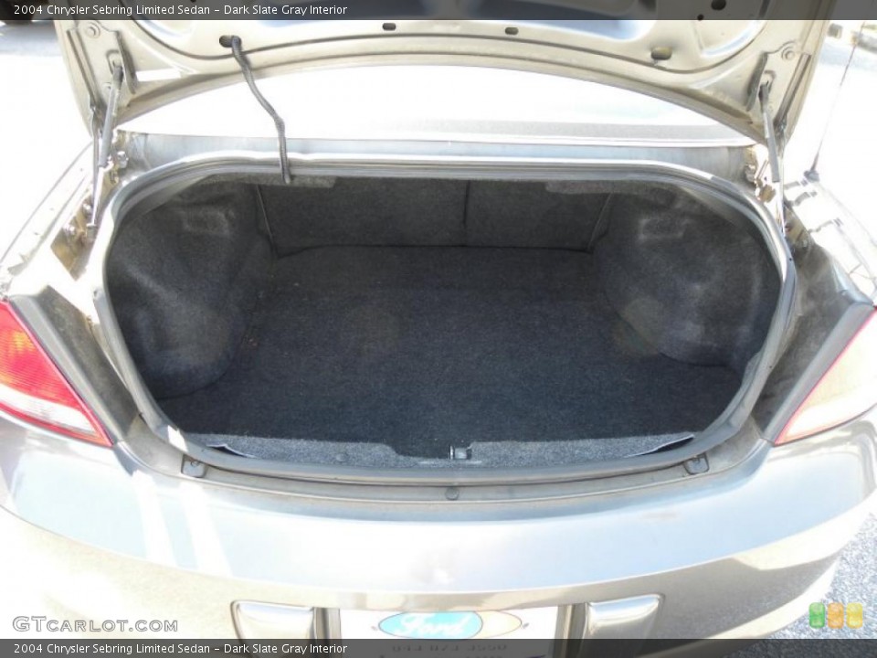 Dark Slate Gray Interior Trunk for the 2004 Chrysler Sebring Limited Sedan #45750590