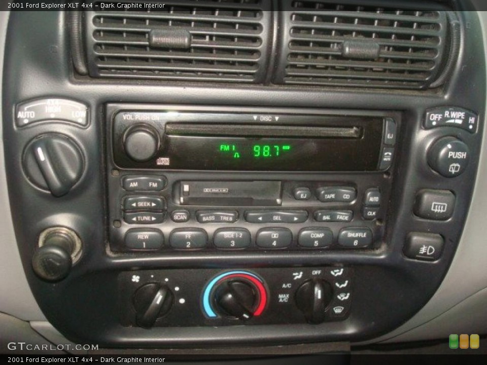 Dark Graphite Interior Controls for the 2001 Ford Explorer XLT 4x4 #45751014