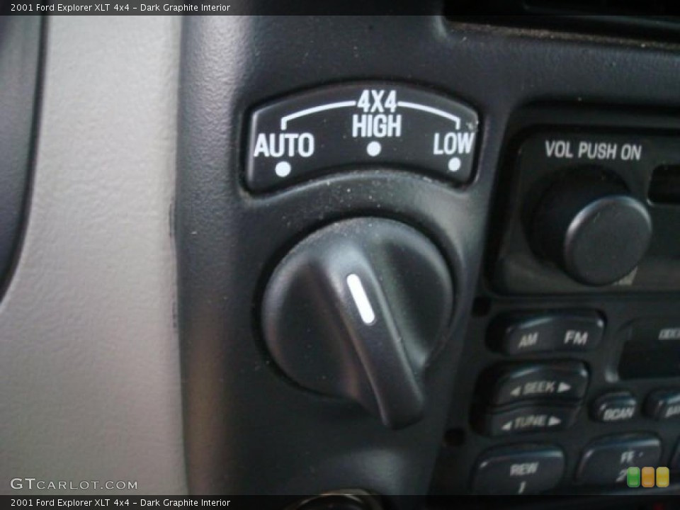 Dark Graphite Interior Controls for the 2001 Ford Explorer XLT 4x4 #45751022