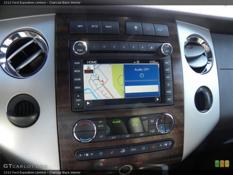 Charcoal Black Interior Navigation for the 2010 Ford Expedition Limited #45752182
