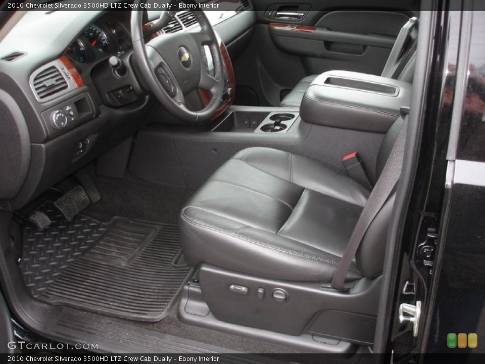 Ebony Interior Photo for the 2010 Chevrolet Silverado 3500HD LTZ Crew Cab Dually #45752570