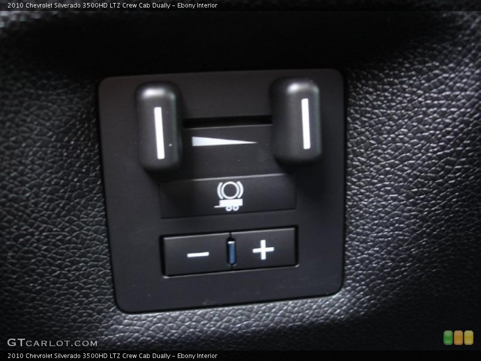 Ebony Interior Controls for the 2010 Chevrolet Silverado 3500HD LTZ Crew Cab Dually #45752594