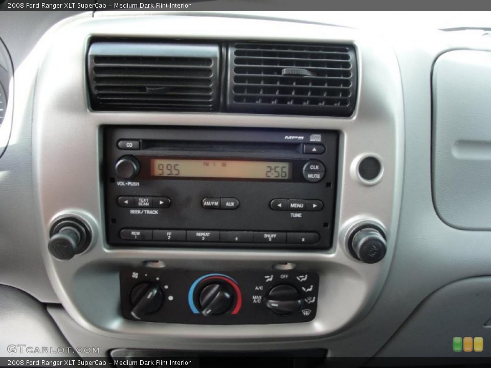 Medium Dark Flint Interior Controls for the 2008 Ford Ranger XLT SuperCab #45753338