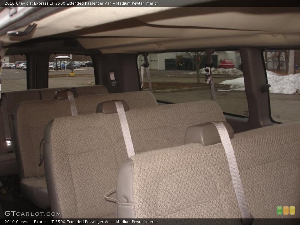 Medium Pewter Interior Photo for the 2010 Chevrolet Express LT 3500 Extended Passenger Van #45753462