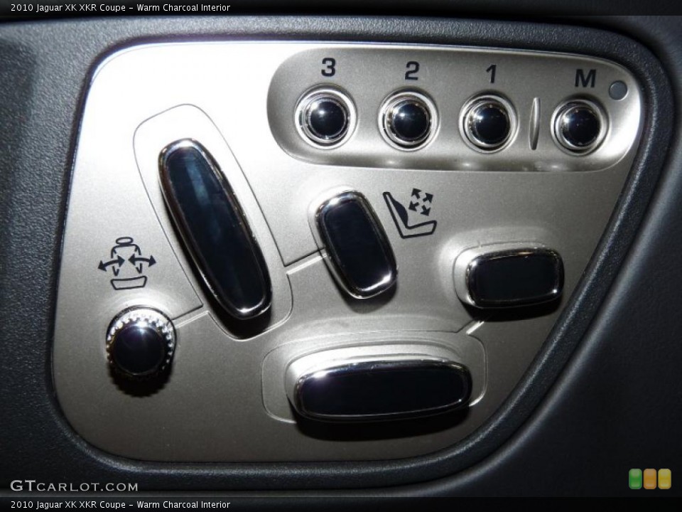 Warm Charcoal Interior Controls for the 2010 Jaguar XK XKR Coupe #45753586