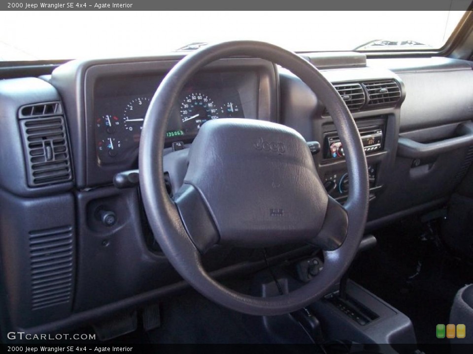 Agate Interior Steering Wheel for the 2000 Jeep Wrangler SE 4x4 #45753846