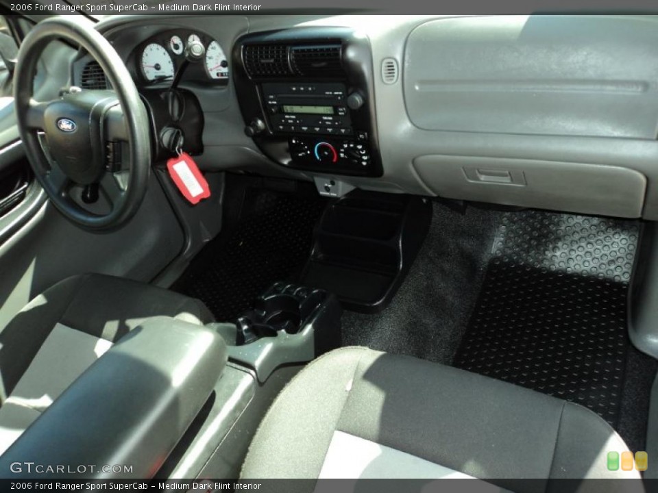 Medium Dark Flint Interior Dashboard for the 2006 Ford Ranger Sport SuperCab #45754850