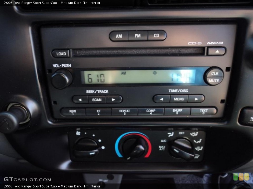 Medium Dark Flint Interior Controls for the 2006 Ford Ranger Sport SuperCab #45754862