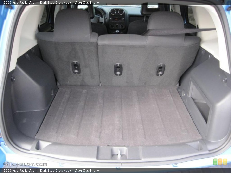 Dark Slate Gray/Medium Slate Gray Interior Trunk for the 2009 Jeep Patriot Sport #45755886