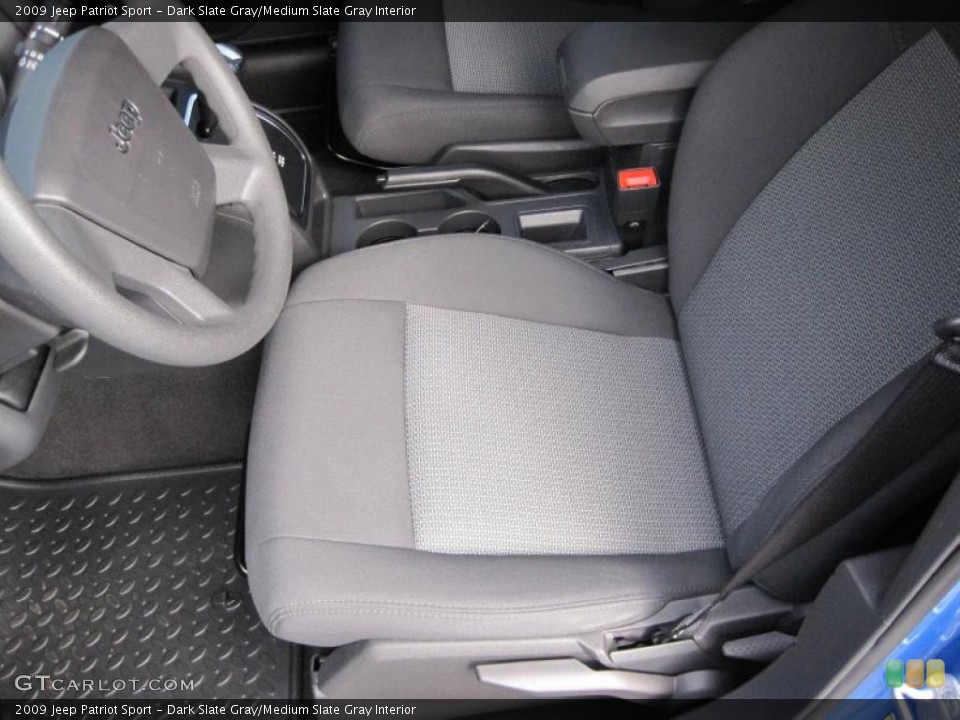 Dark Slate Gray/Medium Slate Gray Interior Photo for the 2009 Jeep Patriot Sport #45756050