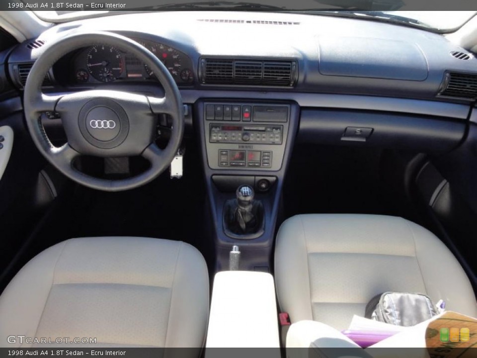 Ecru Interior Dashboard for the 1998 Audi A4 1.8T Sedan #45758623