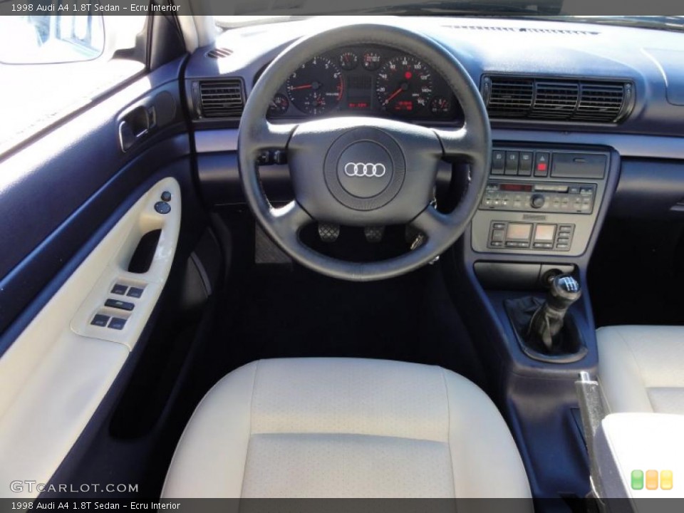 Ecru Interior Dashboard for the 1998 Audi A4 1.8T Sedan #45758631
