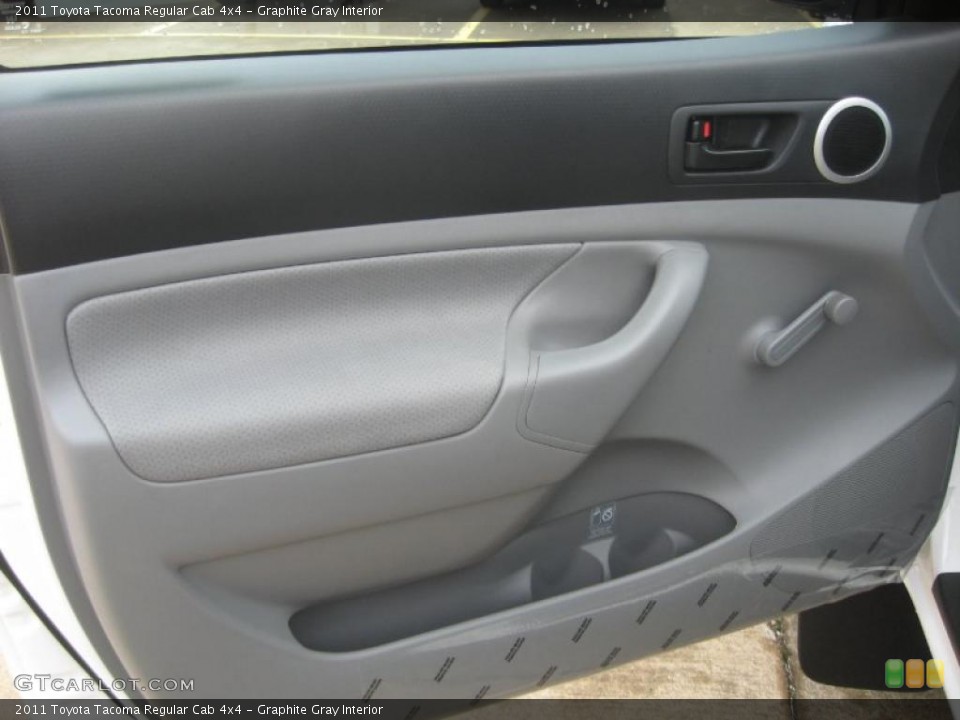 Graphite Gray Interior Door Panel for the 2011 Toyota Tacoma Regular Cab 4x4 #45766924