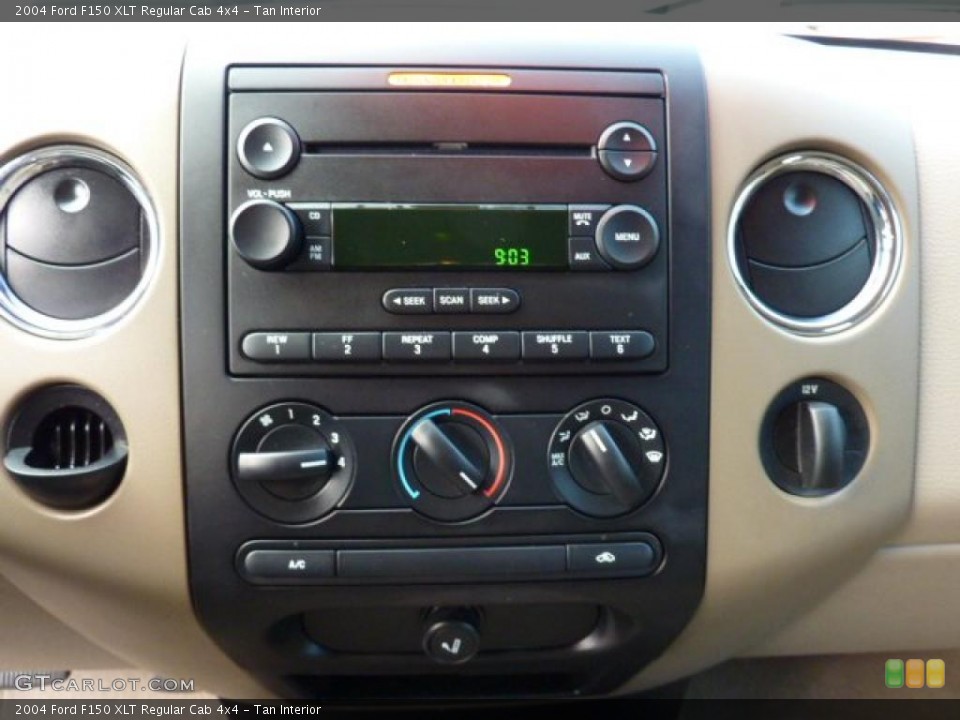 Tan Interior Controls for the 2004 Ford F150 XLT Regular Cab 4x4 #45772032