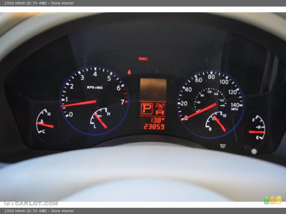 Stone Interior Gauges for the 2009 Infiniti QX 56 4WD #45772152