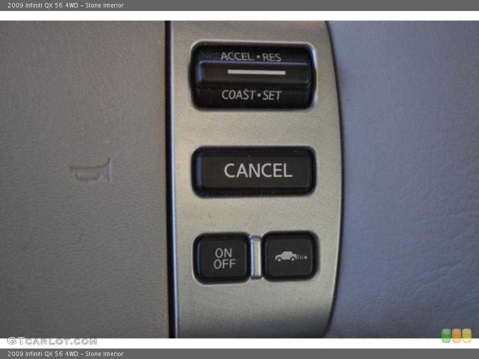 Stone Interior Controls for the 2009 Infiniti QX 56 4WD #45772188