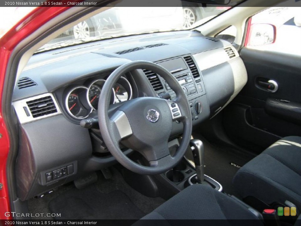 Charcoal Interior Photo for the 2010 Nissan Versa 1.8 S Sedan #45776732