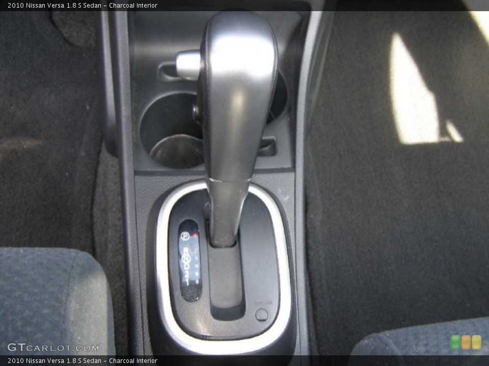 Charcoal Interior Transmission for the 2010 Nissan Versa 1.8 S Sedan #45776816