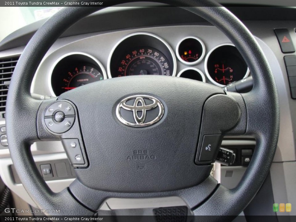 Graphite Gray Interior Steering Wheel for the 2011 Toyota Tundra CrewMax #45776916