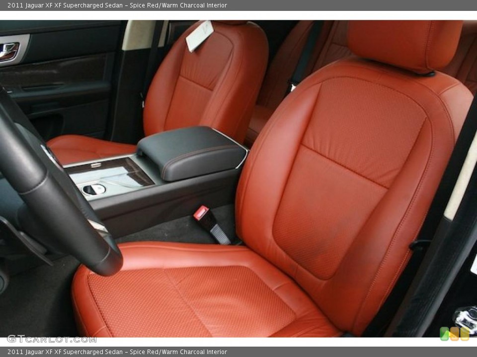 Spice Red/Warm Charcoal Interior Photo for the 2011 Jaguar XF XF Supercharged Sedan #45781033