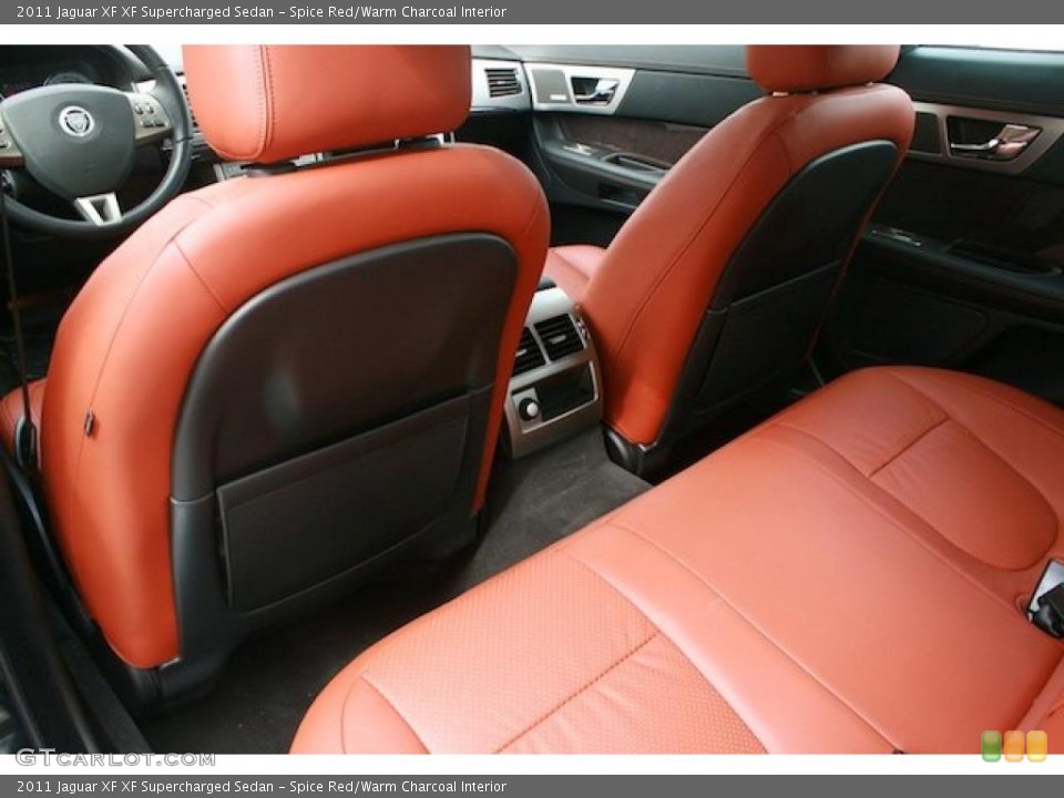 Spice Red/Warm Charcoal Interior Photo for the 2011 Jaguar XF XF Supercharged Sedan #45781049