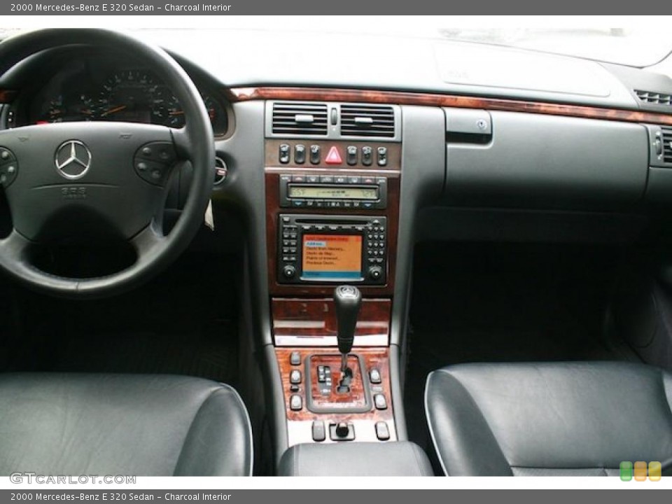 Charcoal Interior Dashboard for the 2000 Mercedes-Benz E 320 Sedan #45782682