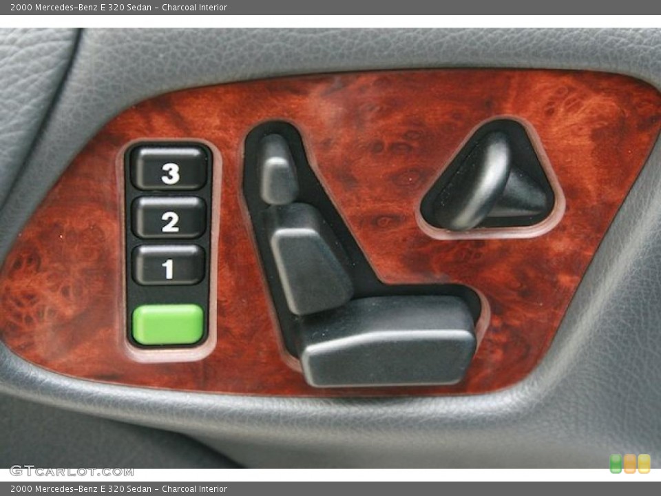 Charcoal Interior Controls for the 2000 Mercedes-Benz E 320 Sedan #45782822
