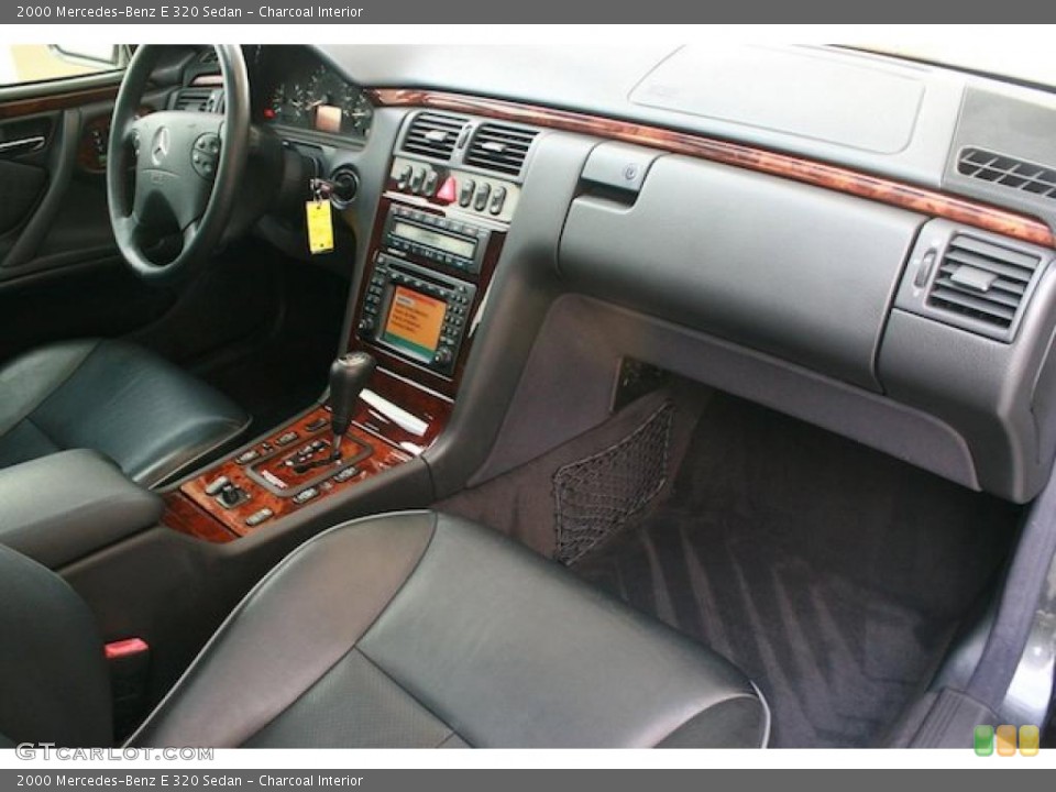 Charcoal Interior Dashboard for the 2000 Mercedes-Benz E 320 Sedan #45782962