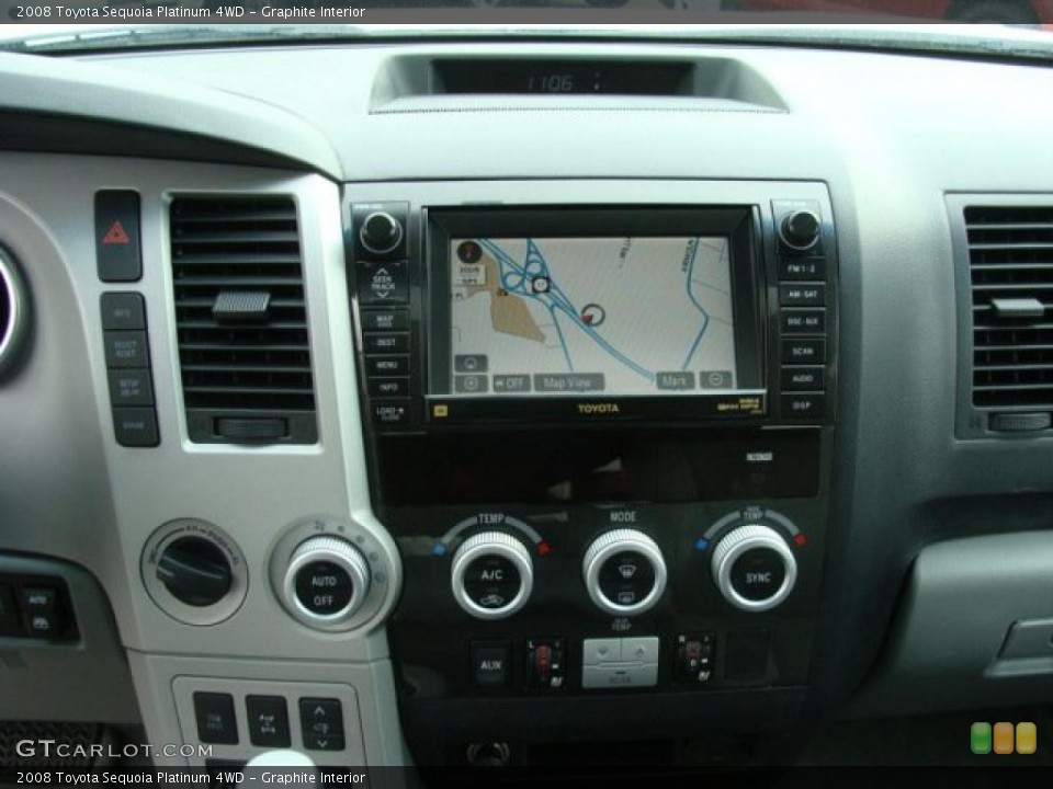 Graphite Interior Navigation for the 2008 Toyota Sequoia Platinum 4WD #45783127
