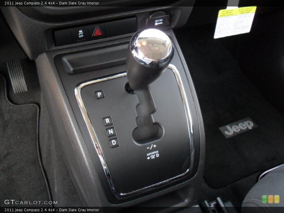 Dark Slate Gray Interior Transmission for the 2011 Jeep Compass 2.4 4x4 #45783702