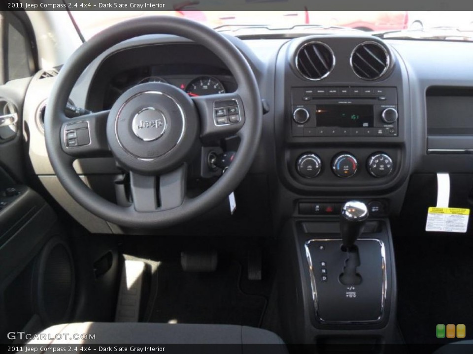 Dark Slate Gray Interior Dashboard for the 2011 Jeep Compass 2.4 4x4 #45783722