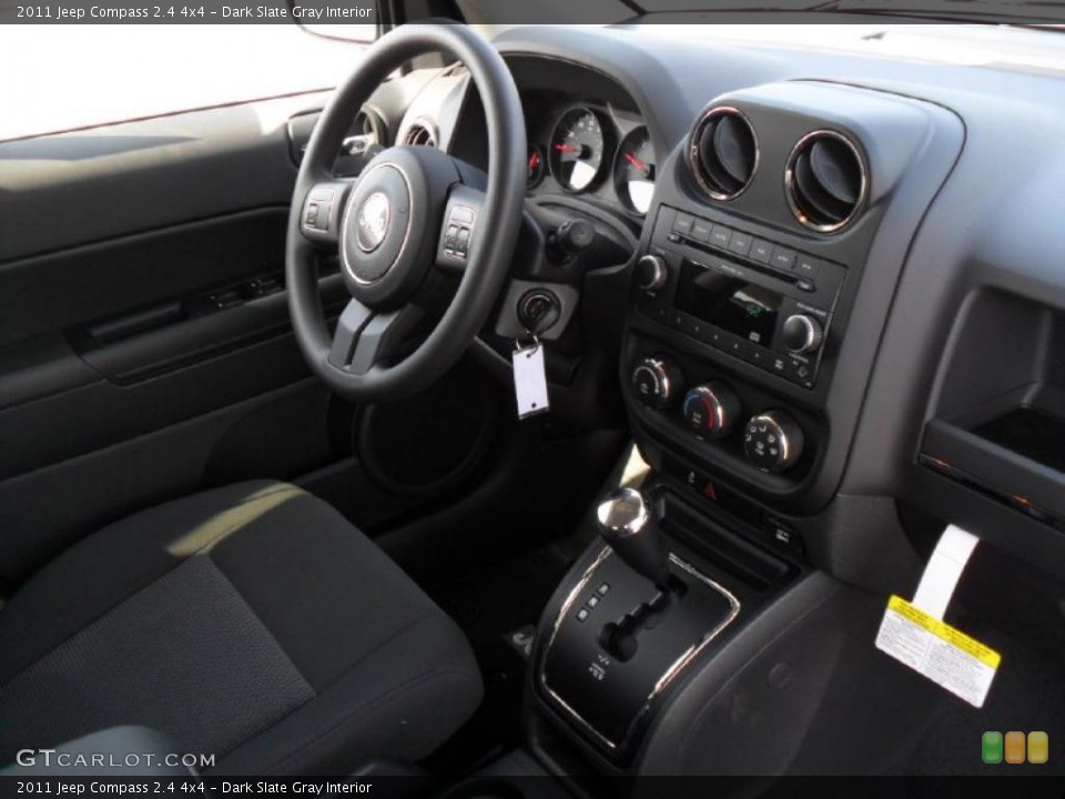 Dark Slate Gray Interior Dashboard for the 2011 Jeep Compass 2.4 4x4 #45783742