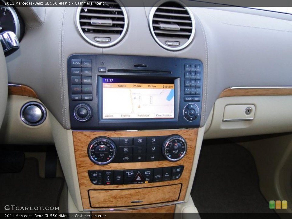 Cashmere Interior Controls for the 2011 Mercedes-Benz GL 550 4Matic #45786154