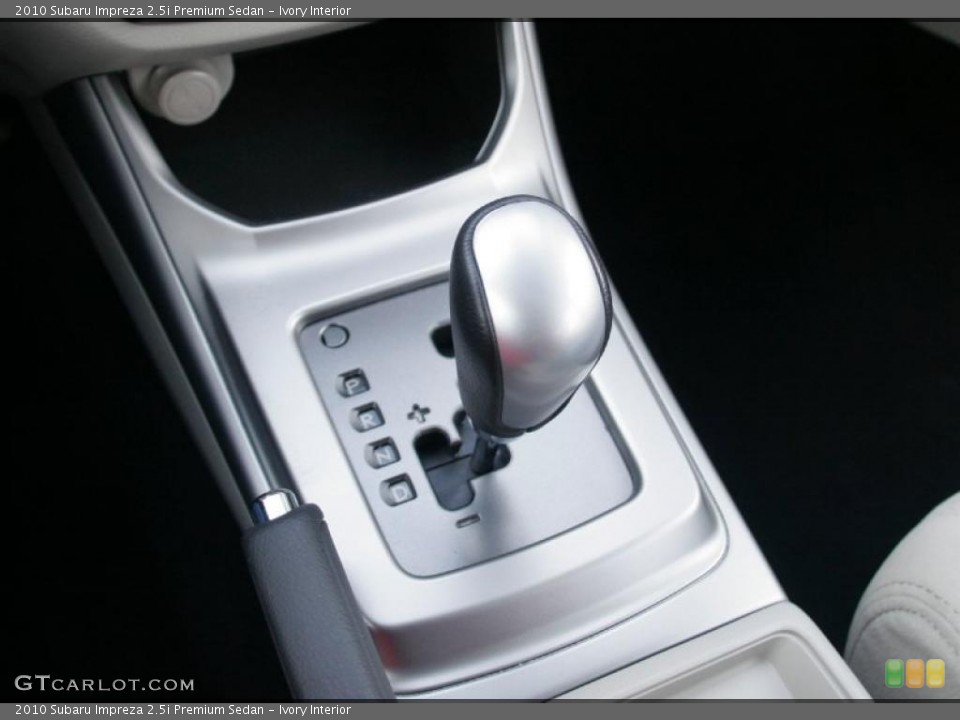 Ivory Interior Transmission for the 2010 Subaru Impreza 2.5i Premium Sedan #45788126