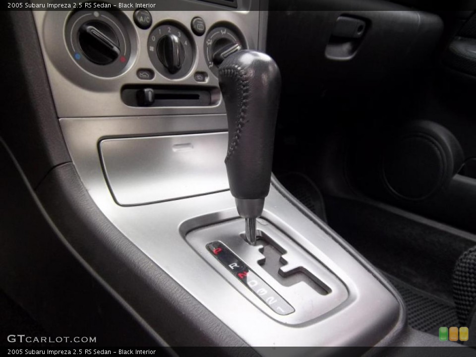 Black Interior Transmission for the 2005 Subaru Impreza 2.5 RS Sedan #45788902