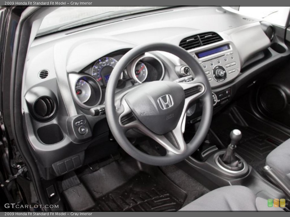 Gray Interior Prime Interior for the 2009 Honda Fit  #45789842