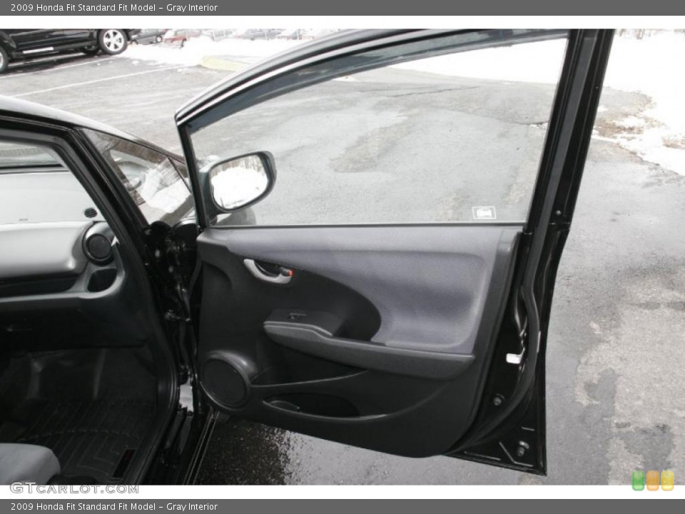 Gray Interior Door Panel for the 2009 Honda Fit  #45789874