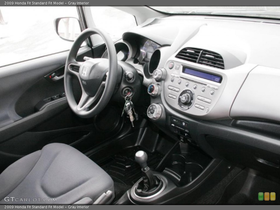 Gray Interior Dashboard for the 2009 Honda Fit  #45789881