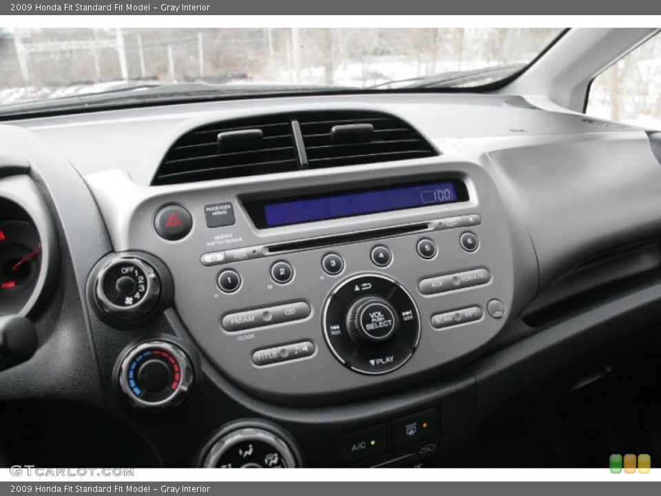 Gray Interior Controls for the 2009 Honda Fit  #45789922