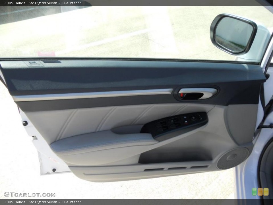 Blue Interior Door Panel for the 2009 Honda Civic Hybrid Sedan #45790650