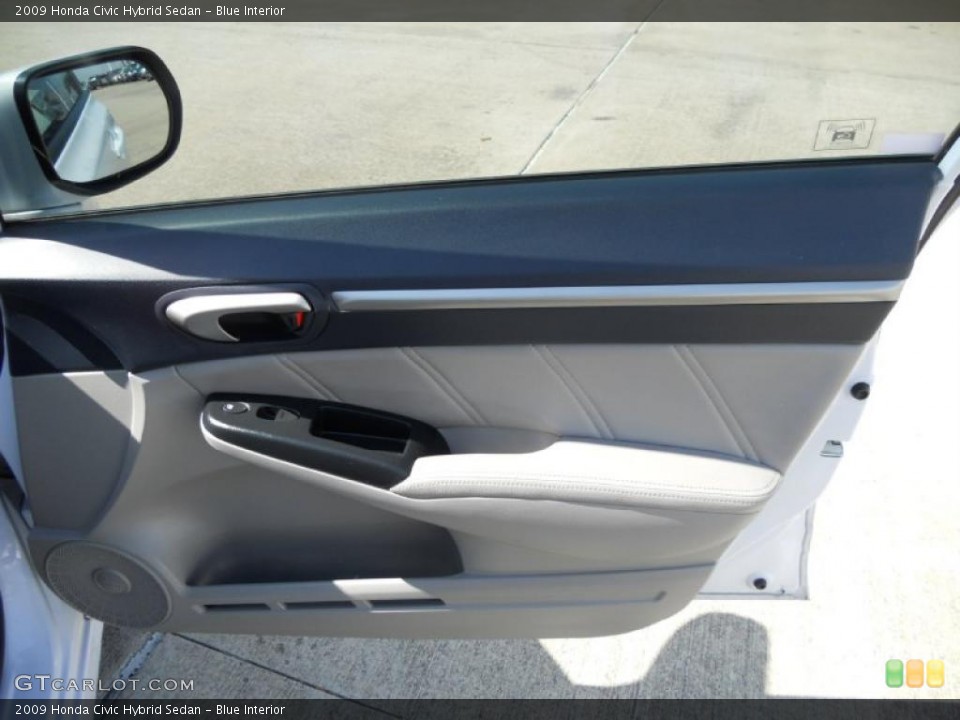 Blue Interior Door Panel for the 2009 Honda Civic Hybrid Sedan #45790674